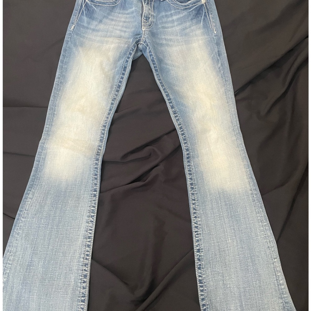 Miss me Women's Light Blue Flared Jeans